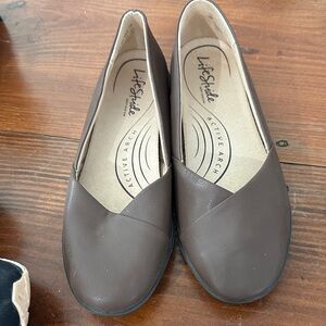 Life Stride Women's Dark Brown Loafers